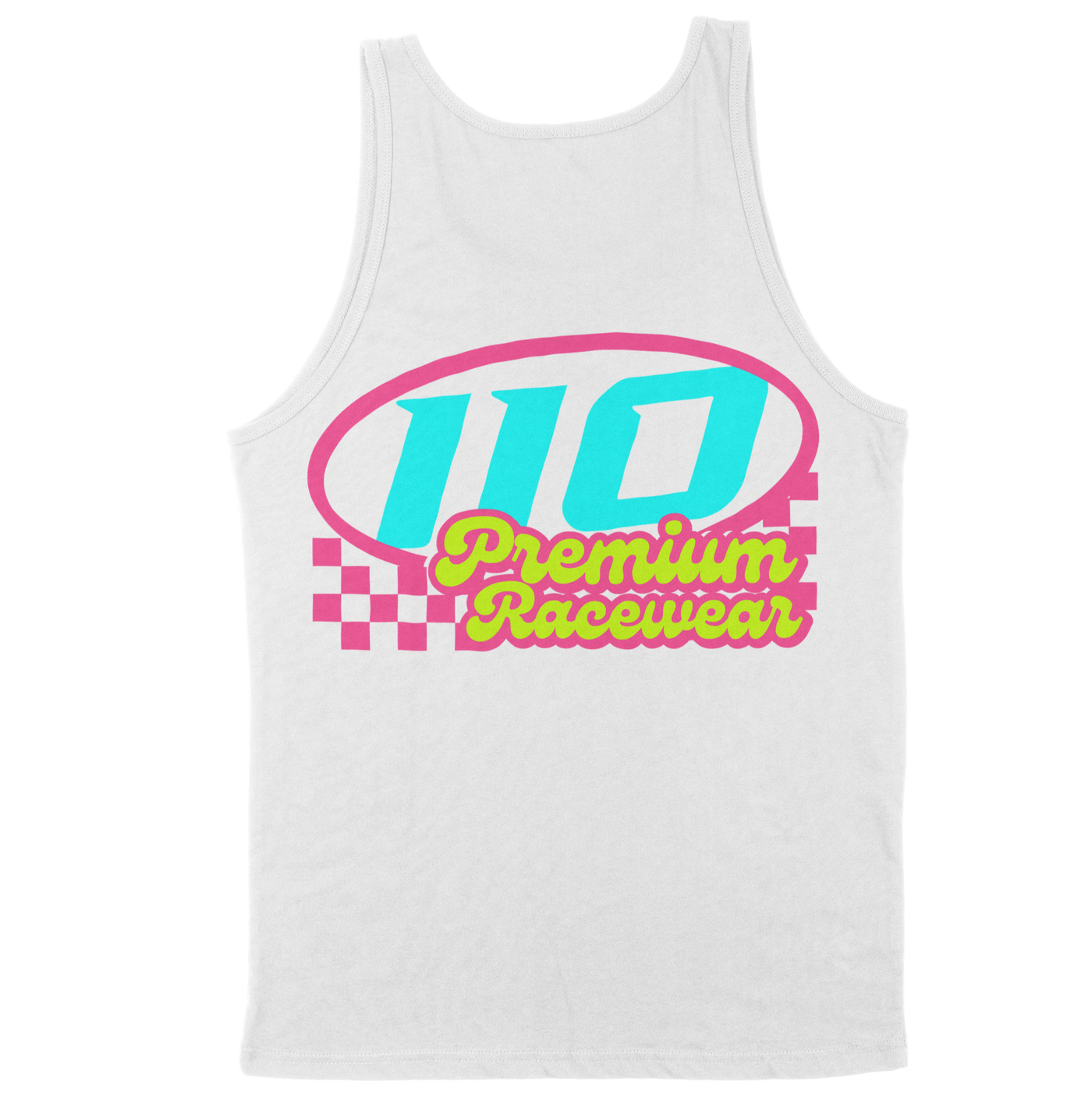 110 RACING // SUMMER ADULT TANK - WHITE