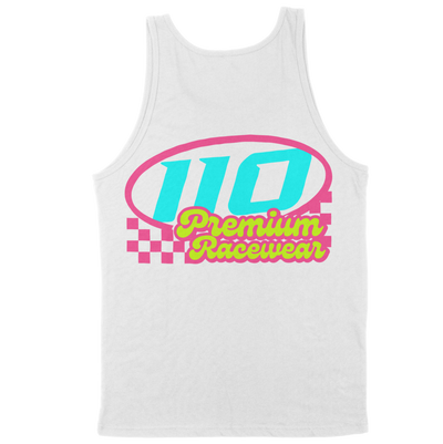 110 RACING // SUMMER ADULT TANK - WHITE