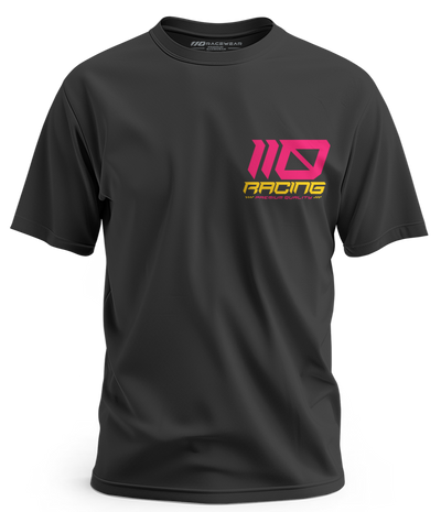 110 RACING // ADULT PREMIUM TEE - GREY/PINK