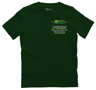 110 RACING // LORETTA LYNNS YOUTH TEE - DARK GREEN