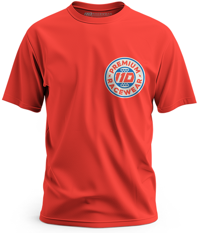 110 RACING // CLASSIC SUMMER TEE ADULT - FIRE RED