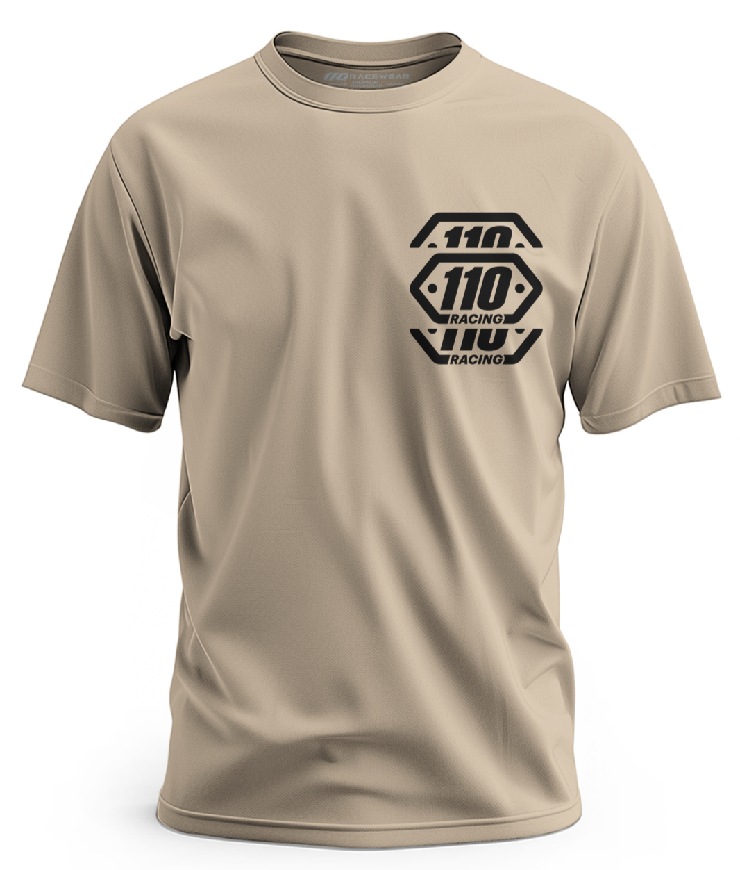 110 RACING // ELEVATE TEE ADULT - TAN