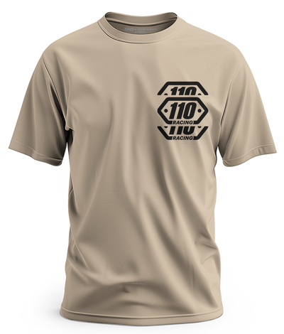 110 RACING // ELEVATE TEE ADULT - TAN