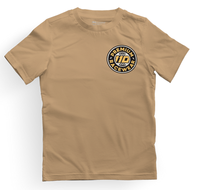 110 RACING // CLASSIC SUMMER TEE YOUTH -TAN