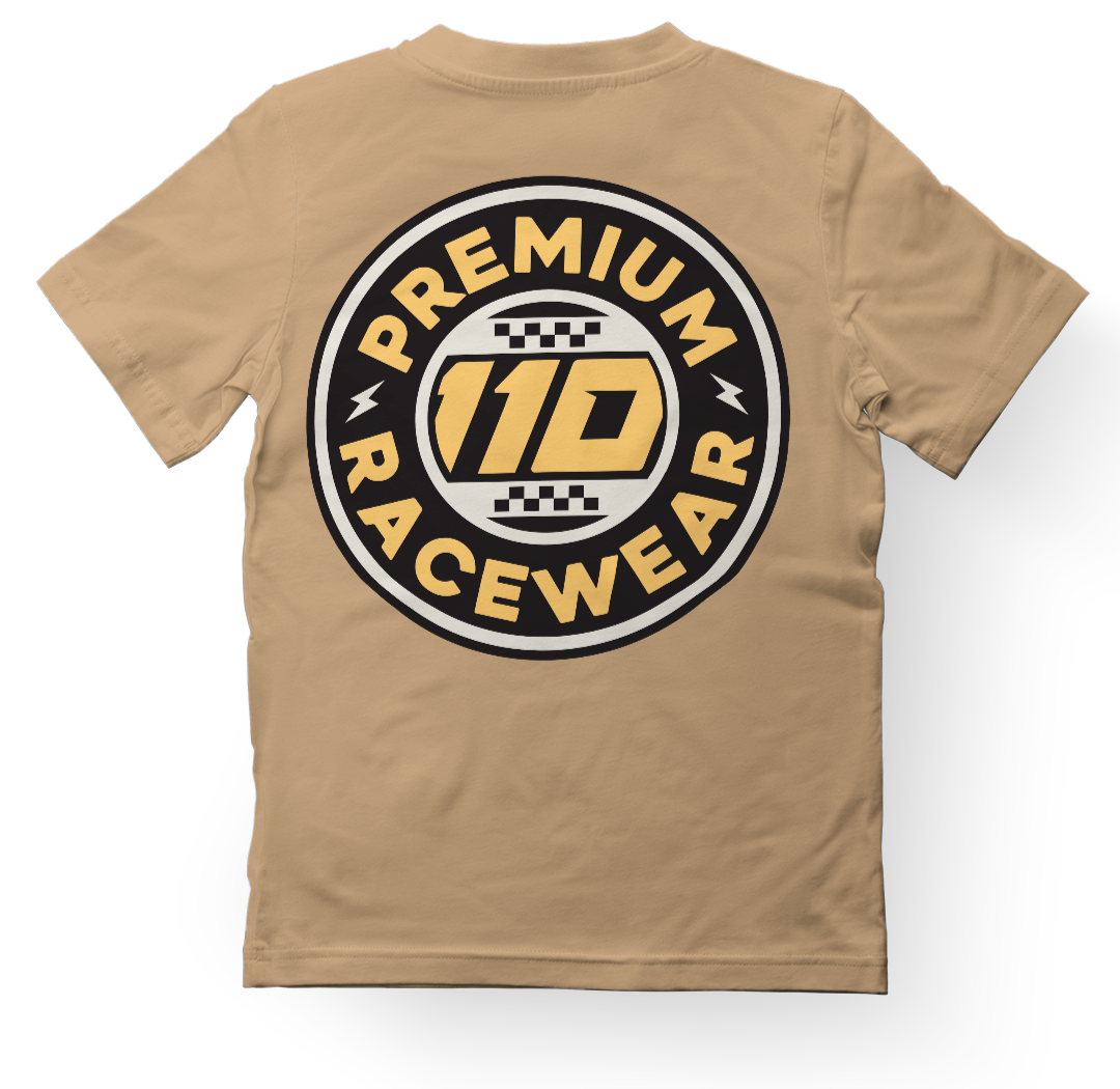 110 RACING // CLASSIC SUMMER TEE YOUTH -TAN