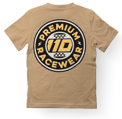 110 RACING // CLASSIC SUMMER TEE YOUTH -TAN