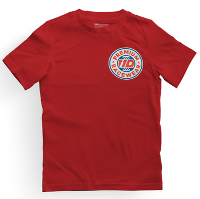 110 RACING // CLASSIC SUMMER TEE YOUTH - FIRE RED