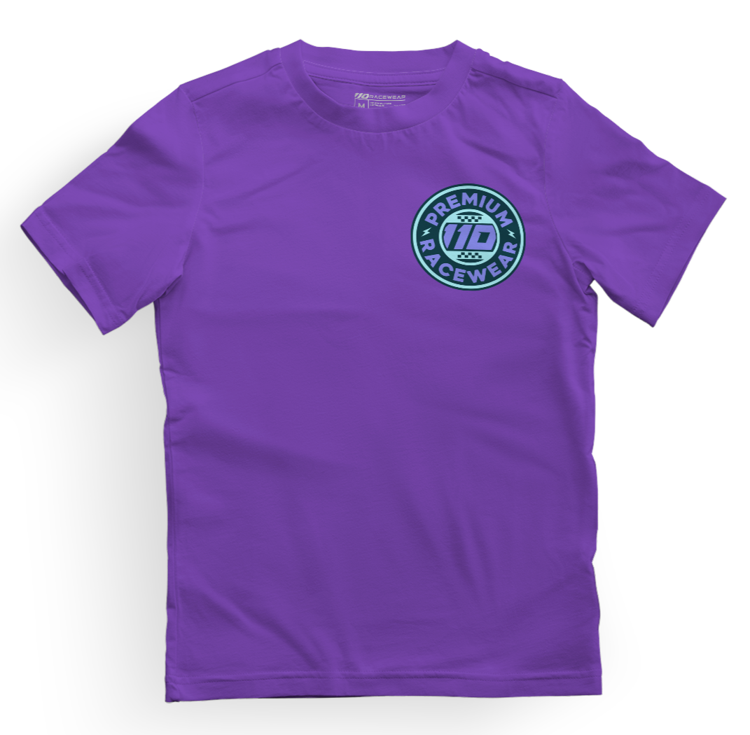 110 RACING // CLASSIC SUMMER TEE YOUTH - PURPLE